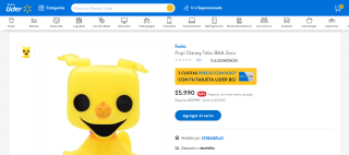 Pop! Disney Tnbc Blklt Zero por $5.990