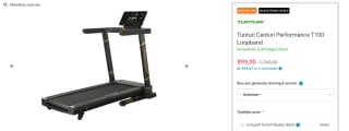 Tunturi Centuri T100 Loopband voor €899 bij Fitnessdelivery