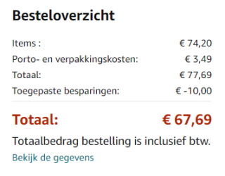 €10 korting bij aankoop van 2 Lego sets bij Amazon