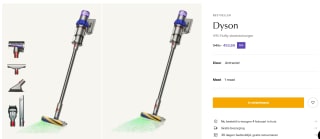 Dyson V15 Fluffy steelstofzuiger voor €453,69 bij De Bijenkorf