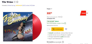 Golden Earring – Tits ‘N Ass – Coloured Vinyl voor €22,34 bij Bol.com