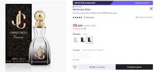 Perfume mujer Jimmy Choo I want choo forever de 40ml por 20,60€