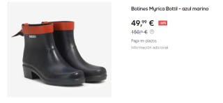 Botines de Agua de Mujer Aigle Myrica Bottil por 49.99€