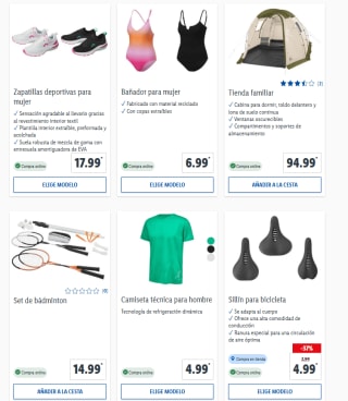 15% EXTRA en tu compra productos Crivit en Lidl