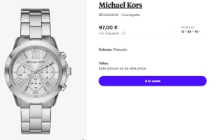 Reloj Cronografo para Mujer Michael Kors BRADSHAW por 87.3€