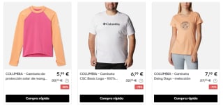 Columbia ropa y calzado desde solo 4,50€ ofertazas