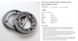SSP Lab Sweet – Maalschijven – 64mm voor €183 bij Amazon