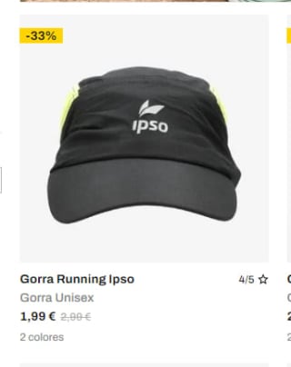 Recopilación de productos desde Sprinter a partir de 1,99€