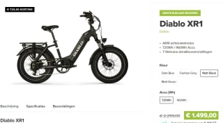 Diablo Diablo XR2 | Elektrische fiets voor €1.499 bij Profibike