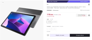 Tableta-Lenovo Tab M10 Plus 3rd Gen Wi-Fi 4GB/128GB por 93€