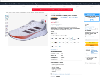 Zapatillas Adidas Duramo SL Hombre por solo 37,99€