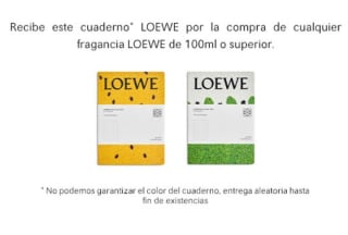 Regalo Cuaderno Loewe con compra.
