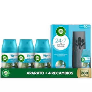 Air Wick Ambientador Freshmatic Oasis Turquesa 1 aparato + 4 recambios por 15.4€