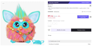 Hasbro Furby Juguete Interactivo de Color Coral por 42,19€