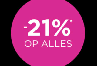 21% korting op alles bij Ici Paris XL