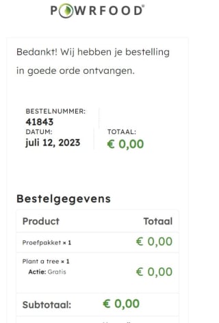 Gratis proefpakket met 2 smaken pre-workout’s en 2 smaken proteïne shakes