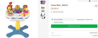 Bebé DJ Ouatoo Baby por 23.99€