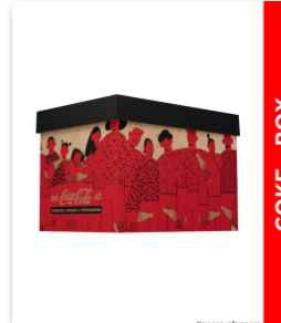 Caja del cyber monday en Coca Cola por $44.990
