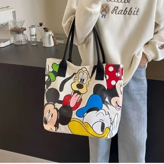 Bolso de mano con estampado Goofy, Mickey, donald por 3,28€