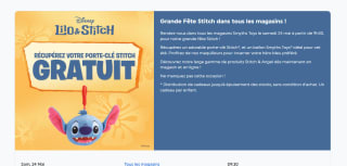 Porte Clef Stitch et Ballon Smyths Toys gratuit pour les enfants