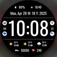 DADAM104 Weather Digital Watch voor Android gratis