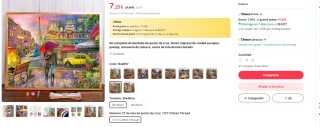 Recopilación Kit punto de cruz ciudades europeas desde 6,91€