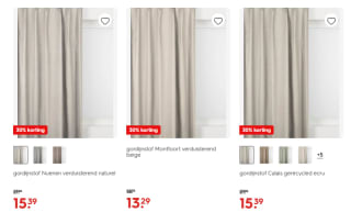 Raamdecoratie op maat met 30% korting bij HEMA