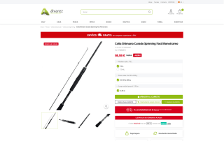 Caña Shimano Curado spinning fast por 99,99€