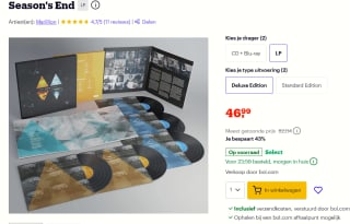 Marillion Seasons End (deluxe Edition) 5LP Box-Set voor €46,99 bij Bol.com