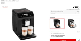 Krups Evidence Plus EA8948 volautomatische espressomachine voor €397 na cashback bij de MediaMarkt