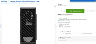 Zalman T7 computerbehuizing Midi Tower Zwart voor €37,79 bij MaxICT