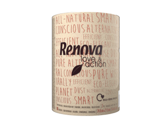 Renova Rollo de Cocina Ecológico Love & Action 1 Rollo de Cocina Tamaño XXL Color Kraft Papel Certificado FSC por 1,66€