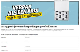 Gratis verzendverpakkingen proefpakket bij Drukwerkdeal