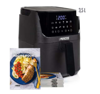 Freidora de aire - Princess 182024, 3.5 l, Hasta 5 raciones, 1350 W, 3.5l, 80-200 °C por 54.99€