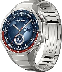Huawei Watch GT 5 pro 46mm Titanium bij €269 bij Amazon