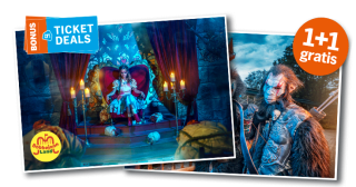 1+1 gratis op tickets voor Bobbejaanland