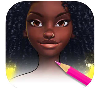 Black Coloring Book・Color Noir lifetime gratis voor IOS