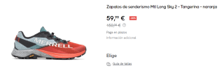 Zapatillas de Hombre Merrell Mtl Long Sky 2 por 59.99€