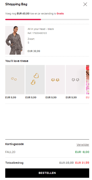 20% korting op tops en broeken bij Loavies