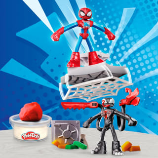 Play-Doh Marvel Spider-Man Werp en Snij Speelset - Boetseerklei voor €14,38 bij Bol