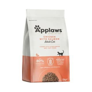 Applaws Kip & Zalm Kattenvoer 5 kg + 2,5 kg Gratis bij Zooplus