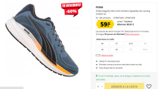 Zapatillas de Running de Hombre Puma Magnify Nitro Knit por 59.9€