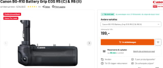 Canon BG-R10 Battery Grip voor €199 bij Kamera Express