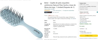 Peine antitirones Natural Fiber por 2.99€