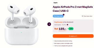 Apple AirPods Pro USB-C (2e generatie) voor €189 bij Ibood