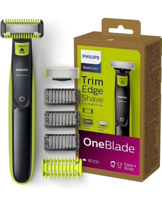 Philips OneBlade Face + Body, Recorte, peinado y afeitado por 24,99€.