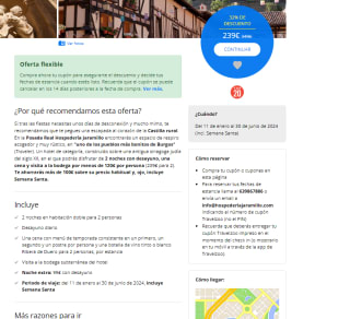 Estancia de 2 nochesPosada Real Hospedería Jaramillo en Burgos para 2 desde 239€