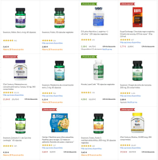 Productos con hasta 65% dto y 15% dto en Novedades iHerb