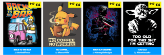 Tot 75% korting op alle shirts bij Qwertee