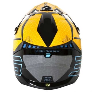 Casco de moto SHOT LITE CORE BLACK / YELLOW de fibras compuesta a 71,98€